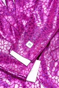 OppoSuits Peppy Pink|Heren Pride Pakken|Effen Gekleurde Pakken