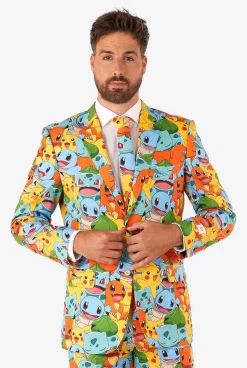 OppoSuits Pokémon|Heren Halloweenpakken|Vrijgezellenfeest Pakken