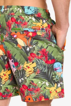 OppoSuits Pokémon Tropical Forest|Heren Zwembroeken