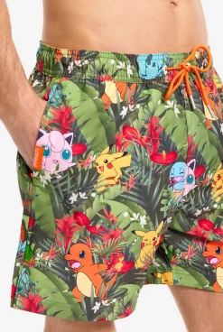 OppoSuits Pokémon Tropical Forest|Heren Zwembroeken