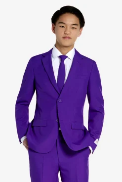 OppoSuits Purple Prince| Effen Gekleurde Pakken