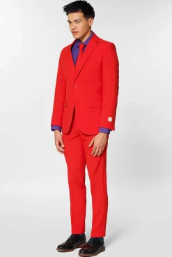 OppoSuits Red Devil|Heren Vrijgezellenfeest Pakken|Trouwpakken