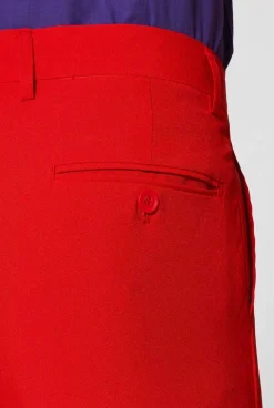 OppoSuits Red Devil|Heren Vrijgezellenfeest Pakken|Trouwpakken