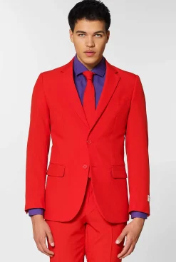 OppoSuits Red Devil|Heren Vrijgezellenfeest Pakken|Trouwpakken
