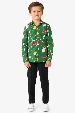 OppoSuits Santaboss| Casual Overhemden|Kerst Overhemden