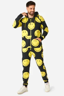 OppoSuits Smiley Original®|DAMES Effen Gekleurde Onesies|Onesies Met Print