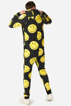 OppoSuits Smiley Original®|DAMES Effen Gekleurde Onesies|Onesies Met Print
