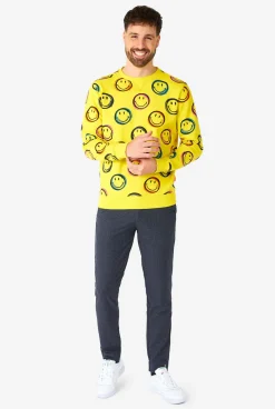 OppoSuits Smiley® Smudge|Heren Carnavals Sweaters