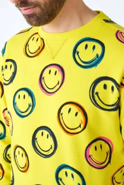 OppoSuits Smiley® Smudge|Heren Carnavals Sweaters