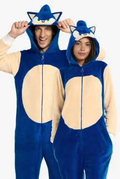 OppoSuits Sonic the Hedgehog™|DAMES Karakter Onesies|Effen Gekleurde Onesies