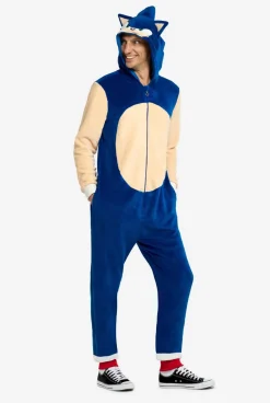 OppoSuits Sonic the Hedgehog™|DAMES Karakter Onesies|Effen Gekleurde Onesies