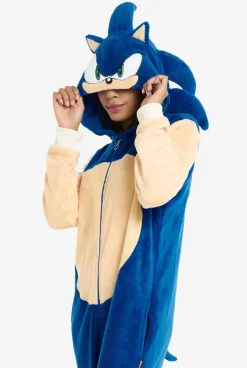 OppoSuits Sonic the Hedgehog™|DAMES Karakter Onesies|Effen Gekleurde Onesies