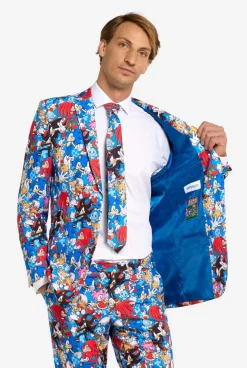 OppoSuits Sonic the Hedgehog™|Heren Halloweenpakken|Vrijgezellenfeest Pakken