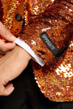 OppoSuits Splendid Sequins|Heren Examen Smokings|Pailletten Smokings