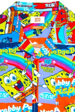 OppoSuits SpongeBob™ Breakfast|Heren Zomer Overhemden|Hawaii Shirts