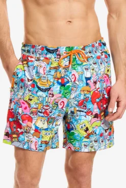 OppoSuits SpongeBob™ Frenzy|Heren Zwembroeken