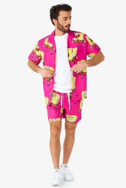 OppoSuits SpongeBob™ Pink|Heren Zomer Sets