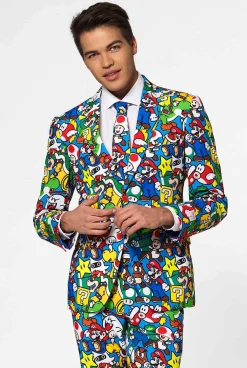 OppoSuits Super Mario™|Heren Halloweenpakken|Vrijgezellenfeest Pakken