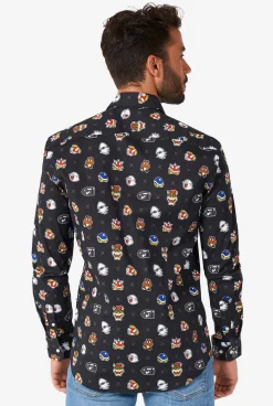 OppoSuits Super Mario™ Bad Guys|Heren Halloween Overhemden|Casual Overhemden