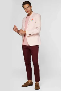 OppoSuits Tropical - Birdie - Soft Pink|Heren Deluxe Blazers|Zomer Blazers