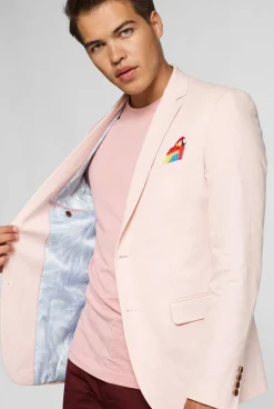 OppoSuits Tropical - Birdie - Soft Pink|Heren Deluxe Blazers|Zomer Blazers