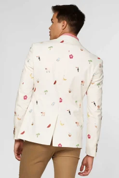 OppoSuits Tropical - Summer Icons - Off White|Heren Zomer Blazers|Deluxe Blazers