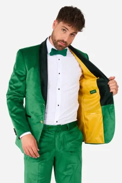 OppoSuits Velvet Verdant|Heren Examen Smokings|Kerst Smokings
