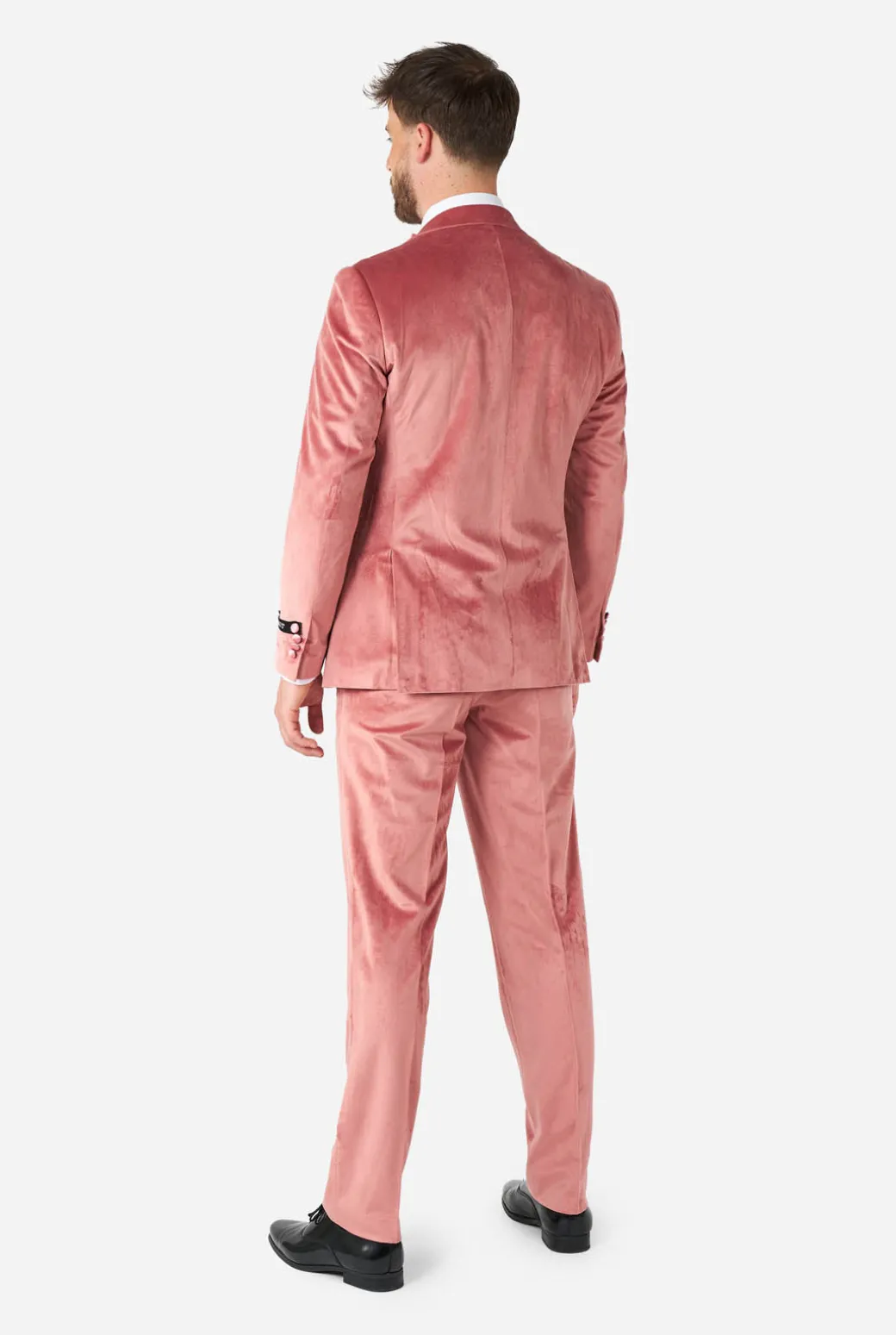 OppoSuits Vintage Pink Velvet|Heren Kerst Smokings