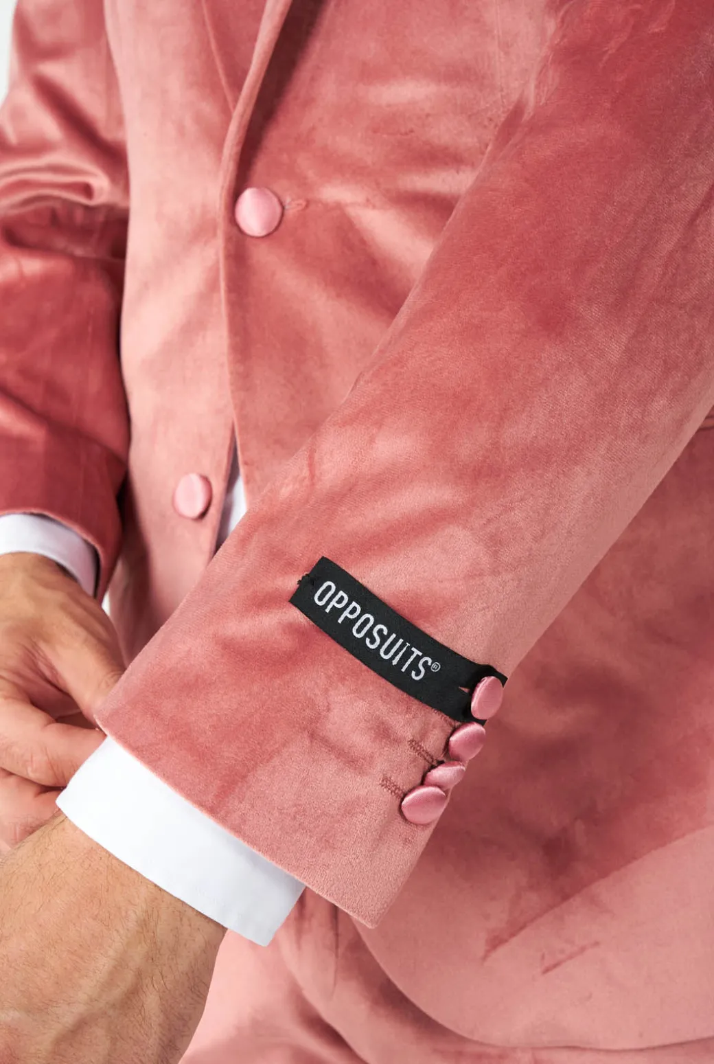 OppoSuits Vintage Pink Velvet|Heren Kerst Smokings