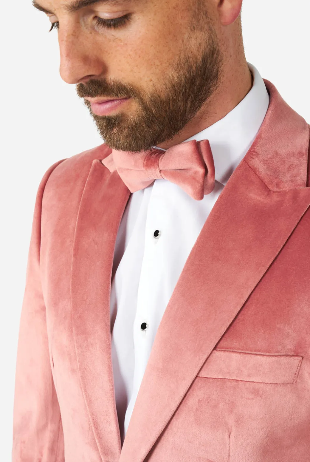 OppoSuits Vintage Pink Velvet|Heren Kerst Smokings