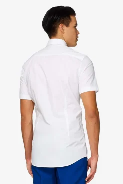 OppoSuits White Knight|Heren Zomer Overhemden|Effen Gekleurde Overhemden
