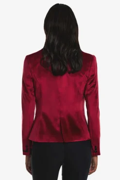 OppoSuits Womens Dinner Jacket - Burgundy|DAMES Dinner Jackets|Kerstblazers