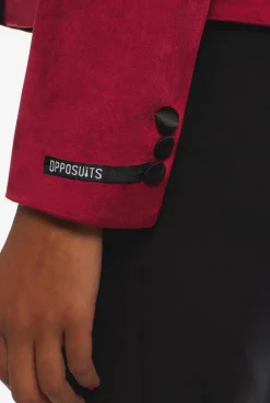 OppoSuits Womens Dinner Jacket - Burgundy|DAMES Dinner Jackets|Kerstblazers