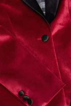 OppoSuits Womens Dinner Jacket - Burgundy|DAMES Dinner Jackets|Kerstblazers