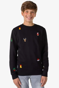 OppoSuits X-Mas Icons - Black| Sweaters