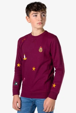 OppoSuits X-Mas Icons - Burgundy| Sweaters