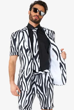OppoSuits Zazzy Zebra|Heren Zomer Pakken|Zomer Pakken